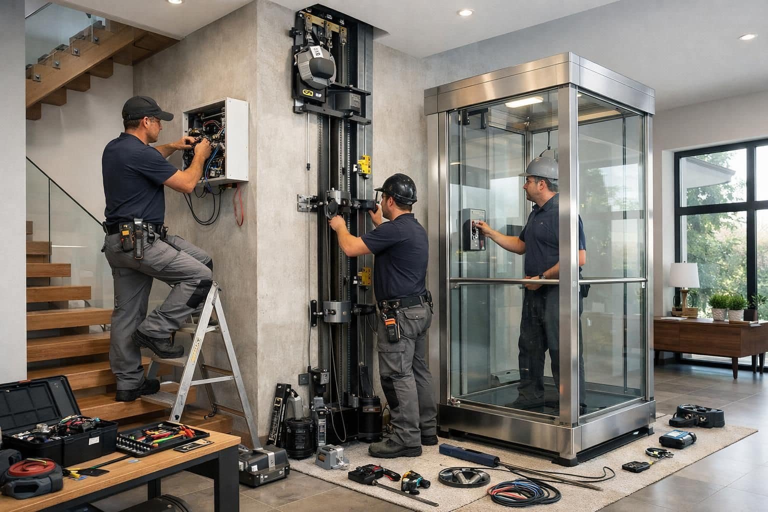 Comment installer un ascenseur sans gaine dans une maison : guide complet Comment installer un ascenseur sans gaine